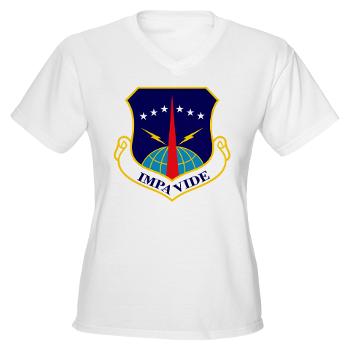 90MW - A01 - 04 - 90th Missile Wing - Women's V-Neck T-Shirt