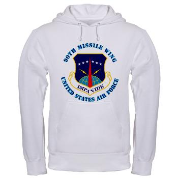 90MW - A01 - 03 - 90th Missile Wing with Text - Hooded Sweatshirt