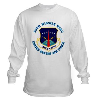 90MW - A01 - 03 - 90th Missile Wing with Text - Long Sleeve T-Shirt