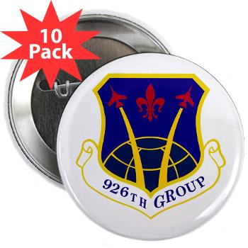 926G - M01 - 01 - 926th Group - 2.25" Button (10 pack) - Click Image to Close