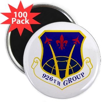 926G - M01 - 01 - 926th Group - 2.25" Magnet (100 pack) - Click Image to Close