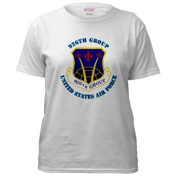 926G - A01 - 04 - 926th Group with Text - Women's T-Shirt