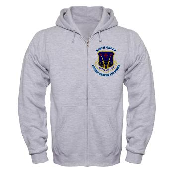 926G - A01 - 03 - 926th Group with Text - Zip Hoodie