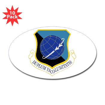 92ARW - M01 - 01 - 92nd Air Refueling Wing - Sticker (Oval 10 pk)