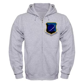 92ARW - A01 - 03 - 92nd Air Refueling Wing - Zip Hoodie - Click Image to Close