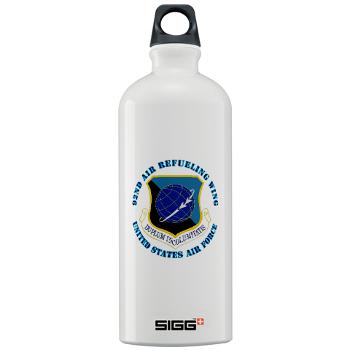 92ARW - M01 - 03 - 92nd Air Refueling Wing with Text - Sigg Water Bottle 1.0L