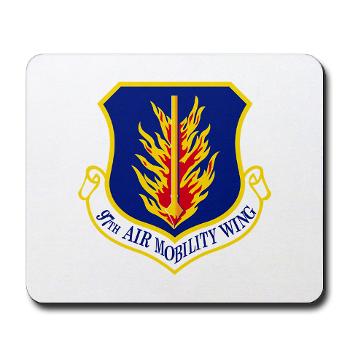 97AMW - M01 - 03 - 97th Air Mobility Wing - Mousepad
