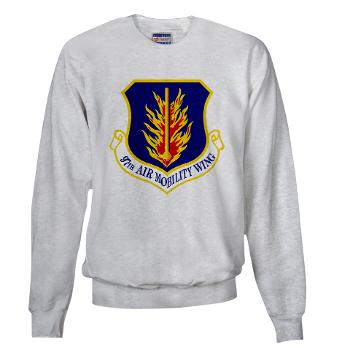 97AMW - A01 - 03 - 97th Air Mobility Wing - Sweatshirt - Click Image to Close