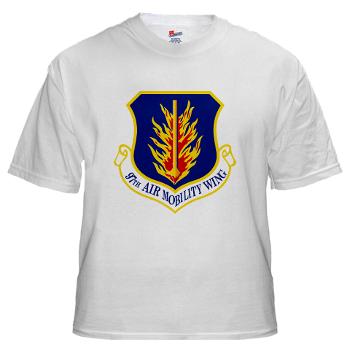 97AMW - A01 - 04 - 97th Air Mobility Wing - White t-Shirt