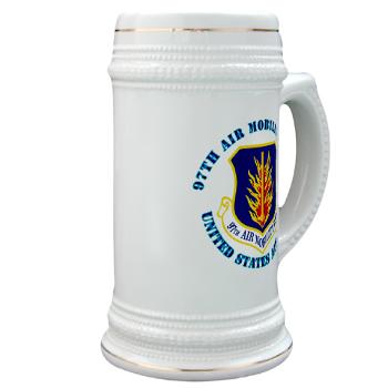 97AMW - M01 - 03 - 97th Air Mobility Wing with Text - Stein