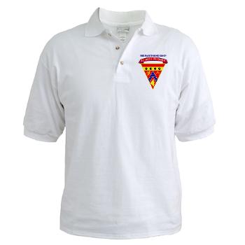 9MAING - A01 - 04 - 9th Maintenance Group with text - Golf Shirt