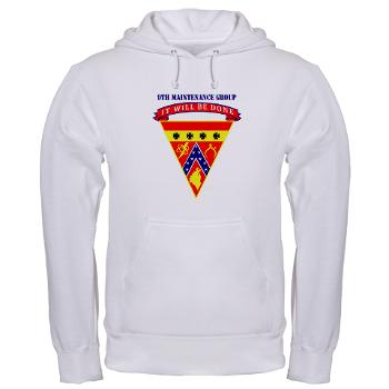 9MAING - A01 - 03 - 9th Maintenance Group with text - Hooded Sweatshirt