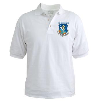 9MG - A01 - 04 - 9th Medical Group With Text - Golf Shirt