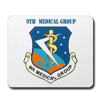 9MG - M01 - 03 - 9th Medical Group With Text - Mousepad