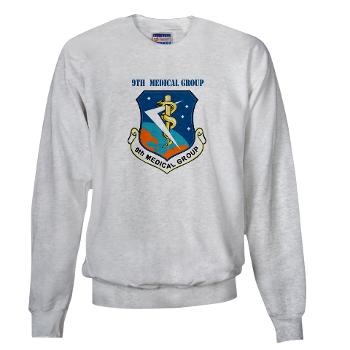 9MG - A01 - 03 - 9th Medical Group With Text - Sweatshirt