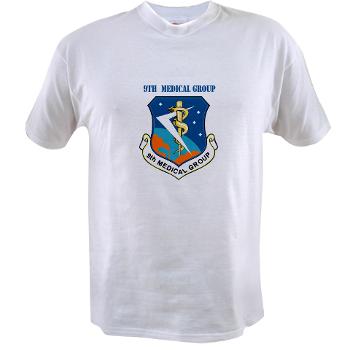 9MG - A01 - 04 - 9th Medical Group With Text - Value T-shirt