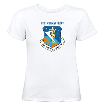 9MG - A01 - 04 - 9th Medical Group With Text - Women's T-Shirt