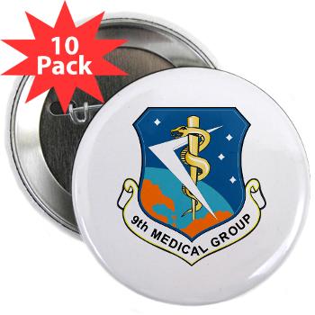 9MG - M01 - 01 - 9th Medical Group - 2.25" Button (10 pack)