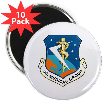 9MG - M01 - 01 - 9th Medical Group - 2.25" Magnet (10 pack) - Click Image to Close