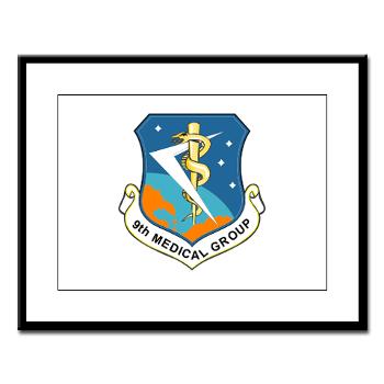 9MG - M01 - 02 - 9th Medical Group - Large Framed Print - Click Image to Close