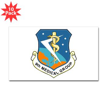 9MG - M01 - 01 - 9th Medical Group - Sticker (Rectangle 10 pk)