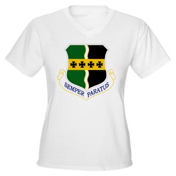 9RW - A01 - 04 - 9th Reconnassiance Wing - Women's V-Neck T-Shirt