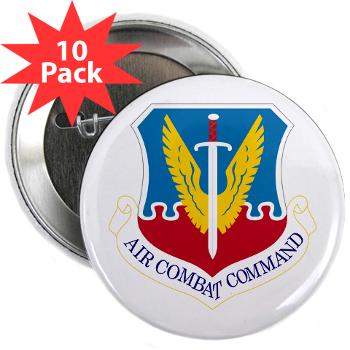 ACC - M01 - 01 - Air Combat Command - 2.25" Button (10 pack) - Click Image to Close