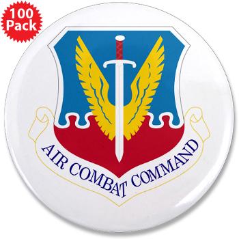 ACC - M01 - 01 - Air Combat Command - 3.5" Button (100 pack) - Click Image to Close