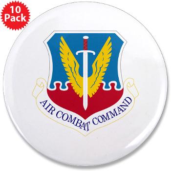 ACC - M01 - 01 - Air Combat Command - 3.5" Button (10 pack) - Click Image to Close