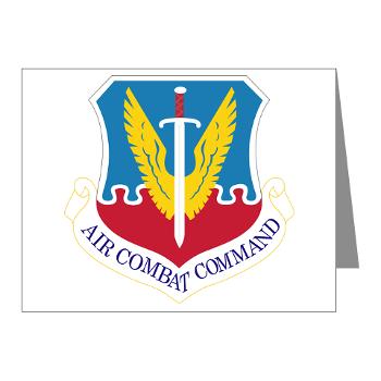 ACC - M01 - 02 - Air Combat Command - Note Cards (Pk of 20)