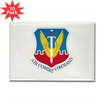 ACC - M01 - 01 - Air Combat Command - Rectangle Magnet (10 pack) - Click Image to Close