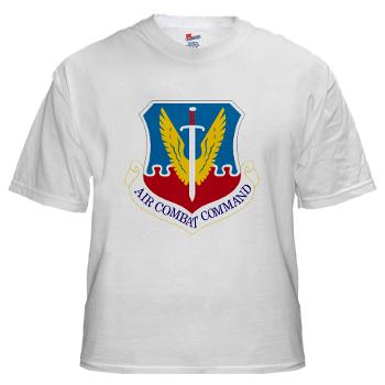 ACC - A01 - 04 - Air Combat Command - White t-Shirt