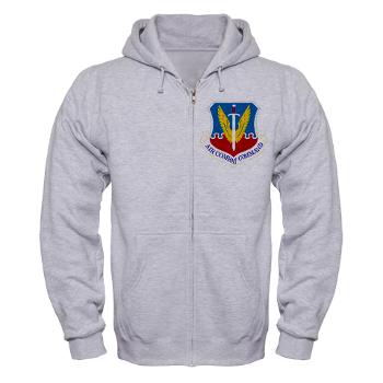 ACC - A01 - 03 - Air Combat Command - Zip Hoodie - Click Image to Close