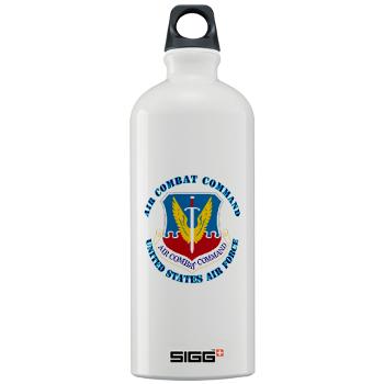 ACC - M01 - 03 - Air Combat Command with Text - Sigg Water Bottle 1.0L