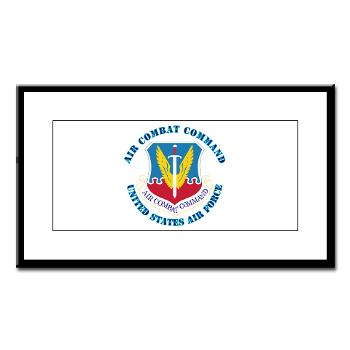 ACC - M01 - 02 - Air Combat Command with Text - Small Framed Print