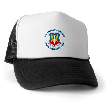 ACC - A01 - 02 - Air Combat Command with Text - Trucker Hat