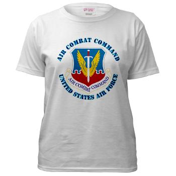 ACC - A01 - 04 - Air Combat Command with Text - Women's T-Shirt