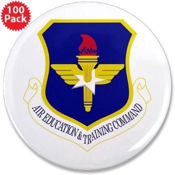 AETC - M01 - 01 - Air Education and Training Command - 3.5" Button (100 pack)