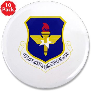 AETC - M01 - 01 - Air Education and Training Command - 3.5" Button (10 pack)