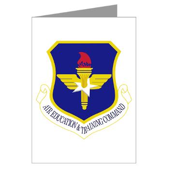 AETC - M01 - 02 - Air Education and Training Command - Greeting Cards (Pk of 20)