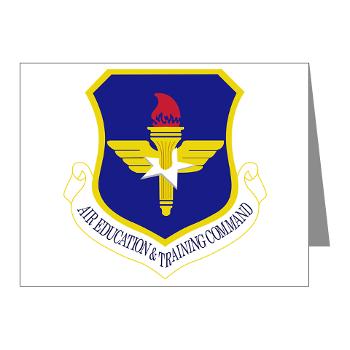 AETC - M01 - 02 - Air Education and Training Command - Note Cards (Pk of 20)