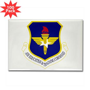 AETC - M01 - 01 - Air Education and Training Command - Rectangle Magnet (100 pack)
