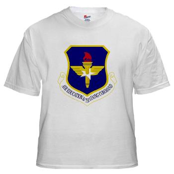 AETC - A01 - 04 - Air Education and Training Command - White t-Shirt
