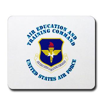 AETC - M01 - 03 - Air Education and Training Command with Text - Mousepad