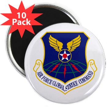 AFGSC - M01 - 01 - Air Force Global Strike Command - 2.25" Magnet (10 pack) - Click Image to Close