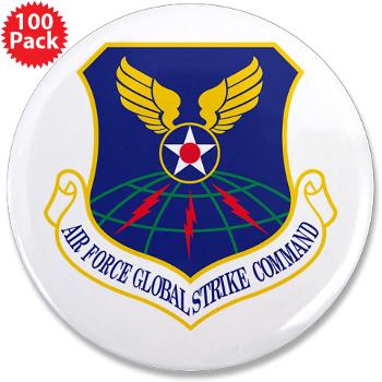 AFGSC - M01 - 01 - Air Force Global Strike Command - 3.5" Button (100 pack) - Click Image to Close