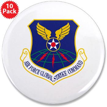 AFGSC - M01 - 01 - Air Force Global Strike Command - 3.5" Button (10 pack) - Click Image to Close