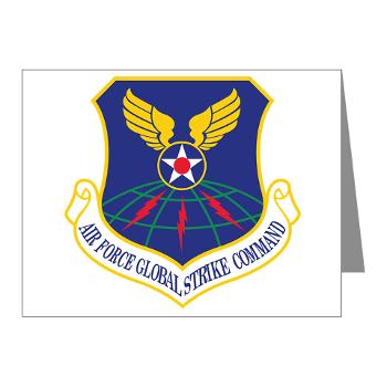 AFGSC - M01 - 02 - Air Force Global Strike Command - Note Cards (Pk of 20)