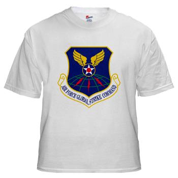 AFGSC - A01 - 04 - Air Force Global Strike Command - White t-Shirt - Click Image to Close