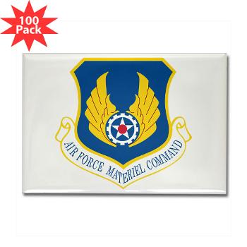 AFMC - M01 - 01 - Air Force Materiel Command - Rectangle Magnet (100 pack)